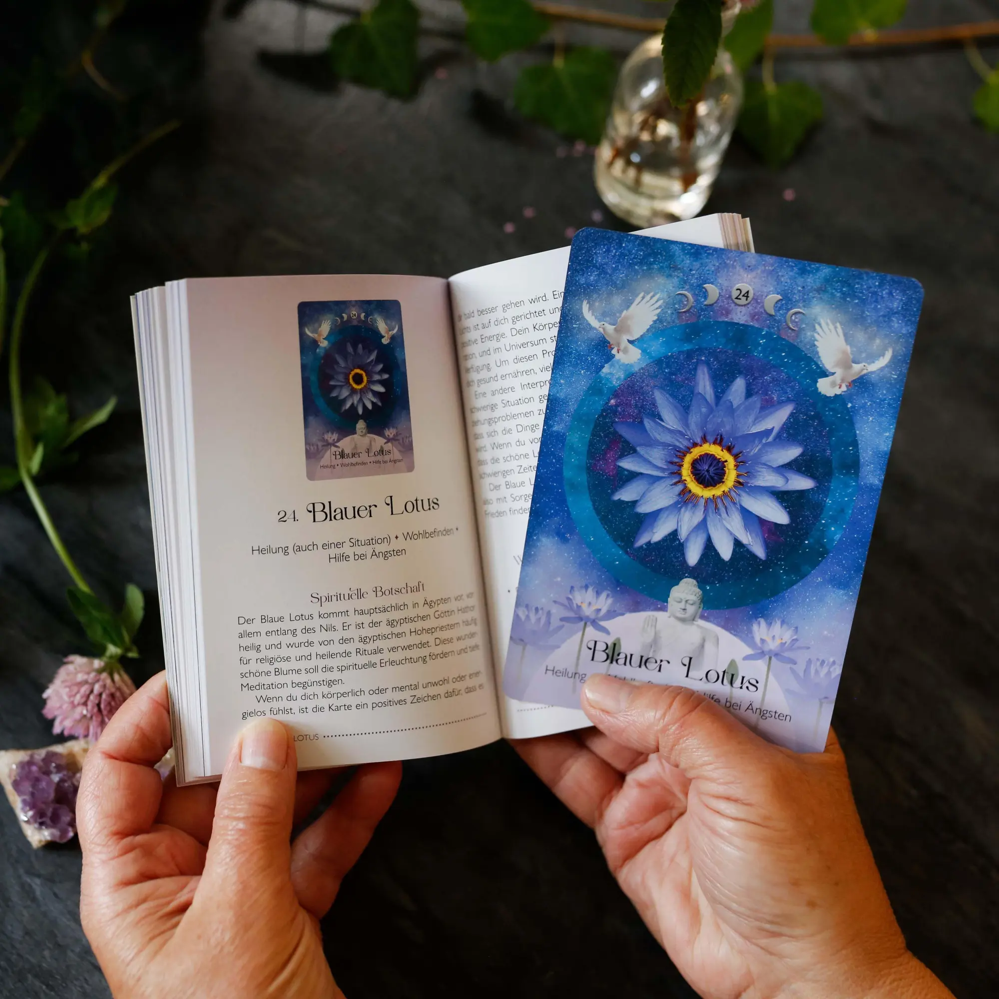 Bild: 9783868268263 | Lunar Magic Orakel - 40 Mondorakel-Karten mit Booklet (Deutsch) | Buch
