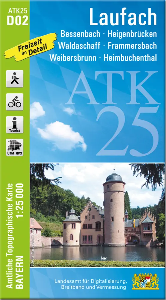 Cover: 9783899338263 | Laufach 1:25 000 | Digitalisierung | (Land-)Karte | Deutsch | 2020