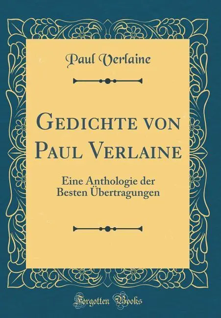 Cover: 9780267078363 | Verlaine, P: Gedichte von Paul Verlaine | Paul Verlaine | Buch | 2018