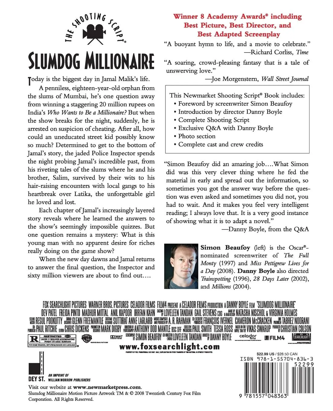 Rückseite: 9781557048363 | Slumdog Millionaire | Simon Beaufoy | Taschenbuch | Englisch | 2016