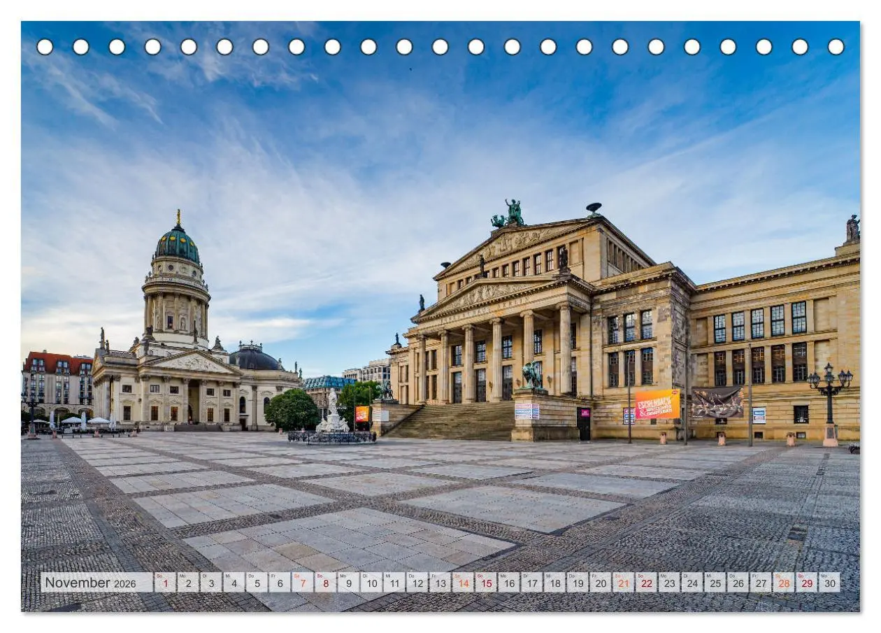 Bild: 9783457618363 | Berlin Stadtspaziergang (Tischkalender 2026 DIN A5 quer), CALVENDO...