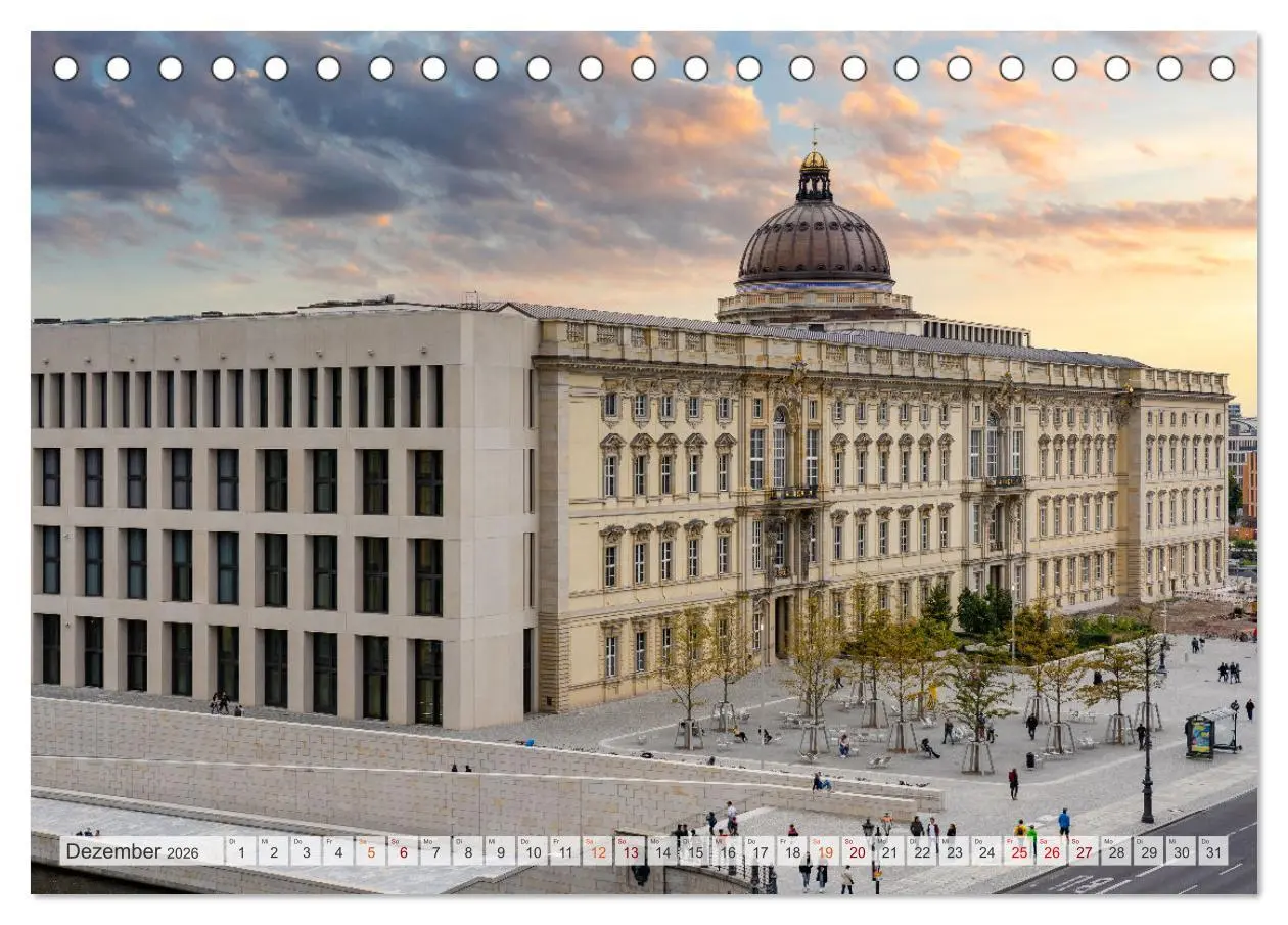 Bild: 9783457618363 | Berlin Stadtspaziergang (Tischkalender 2026 DIN A5 quer), CALVENDO...