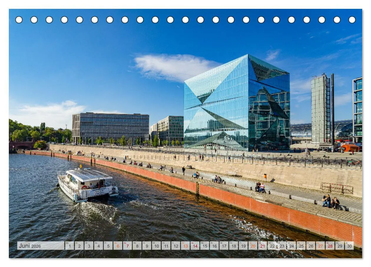 Bild: 9783457618363 | Berlin Stadtspaziergang (Tischkalender 2026 DIN A5 quer), CALVENDO...