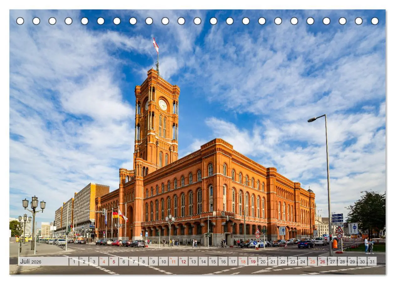 Bild: 9783457618363 | Berlin Stadtspaziergang (Tischkalender 2026 DIN A5 quer), CALVENDO...