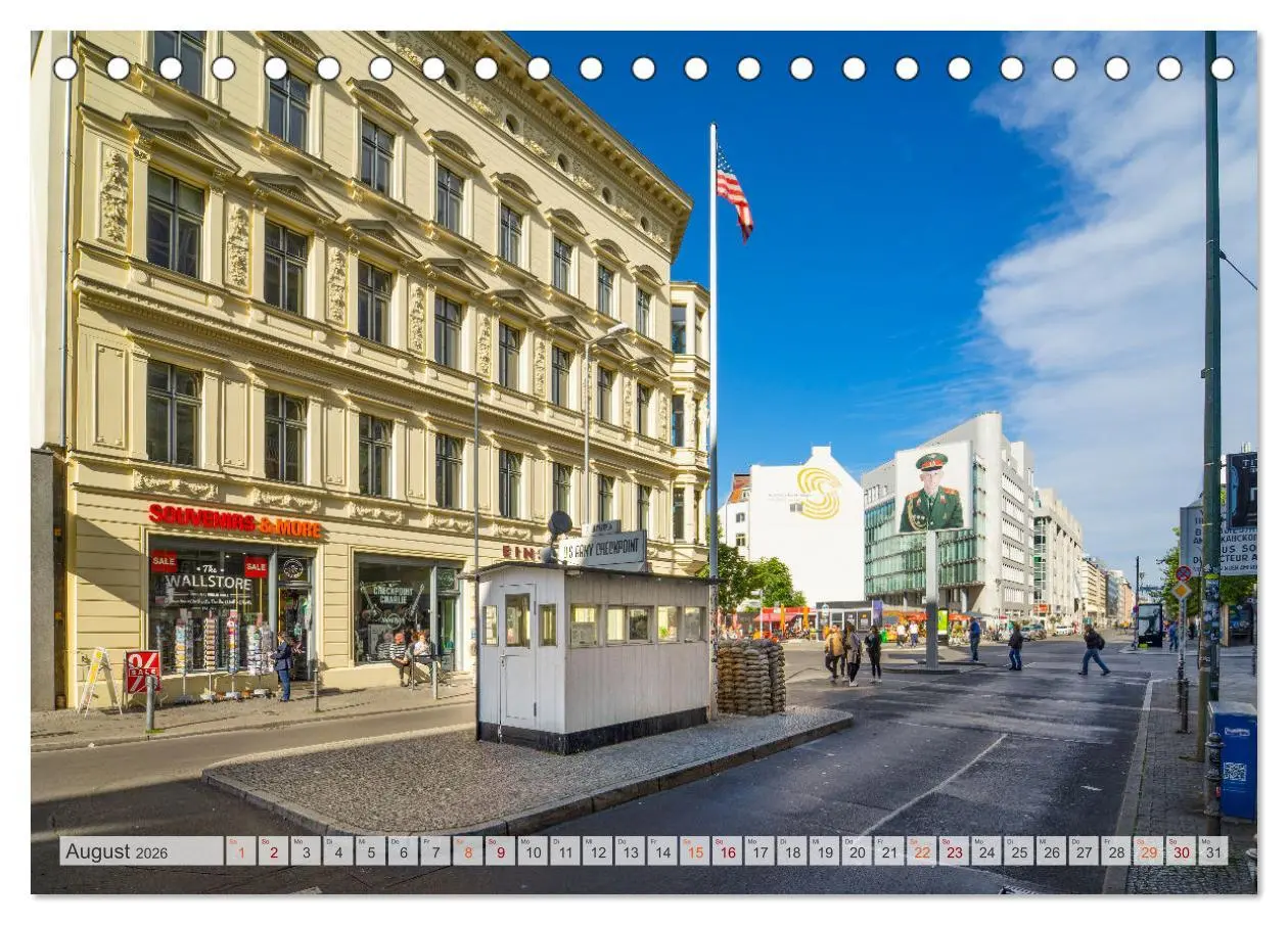 Bild: 9783457618363 | Berlin Stadtspaziergang (Tischkalender 2026 DIN A5 quer), CALVENDO...