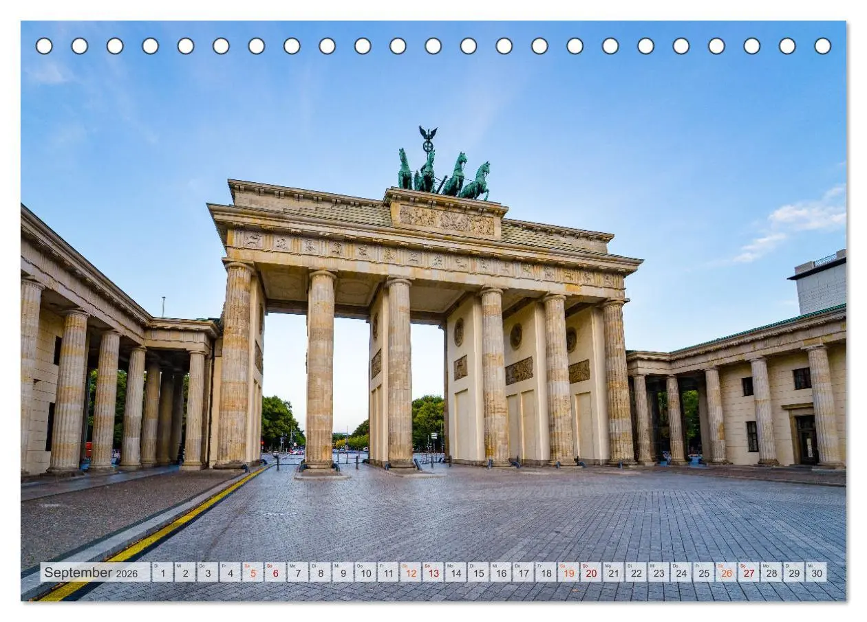 Bild: 9783457618363 | Berlin Stadtspaziergang (Tischkalender 2026 DIN A5 quer), CALVENDO...