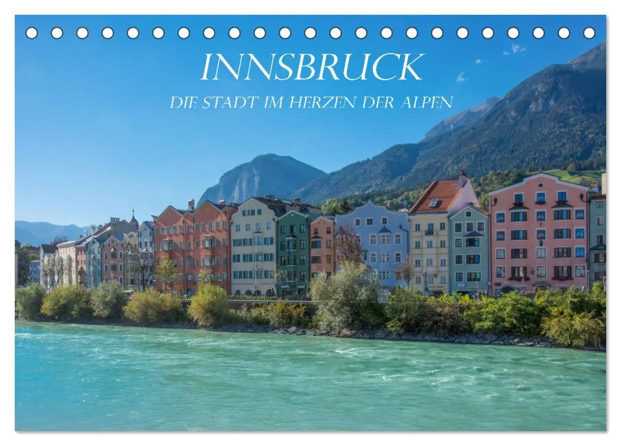 Cover: 9783457928363 | Innsbruck - Die Stadt im Herzen der Alpen (Tischkalender 2026 DIN...