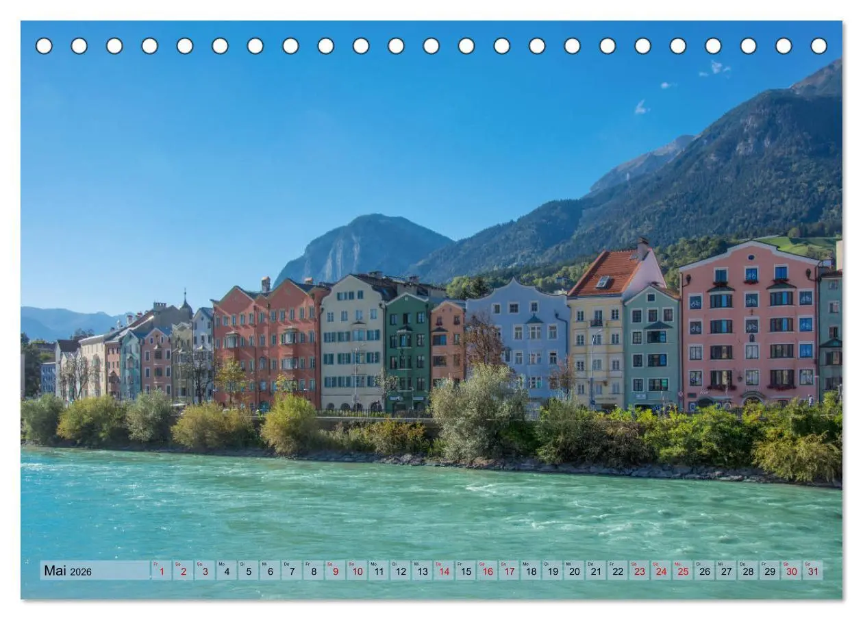 Bild: 9783457928363 | Innsbruck - Die Stadt im Herzen der Alpen (Tischkalender 2026 DIN...