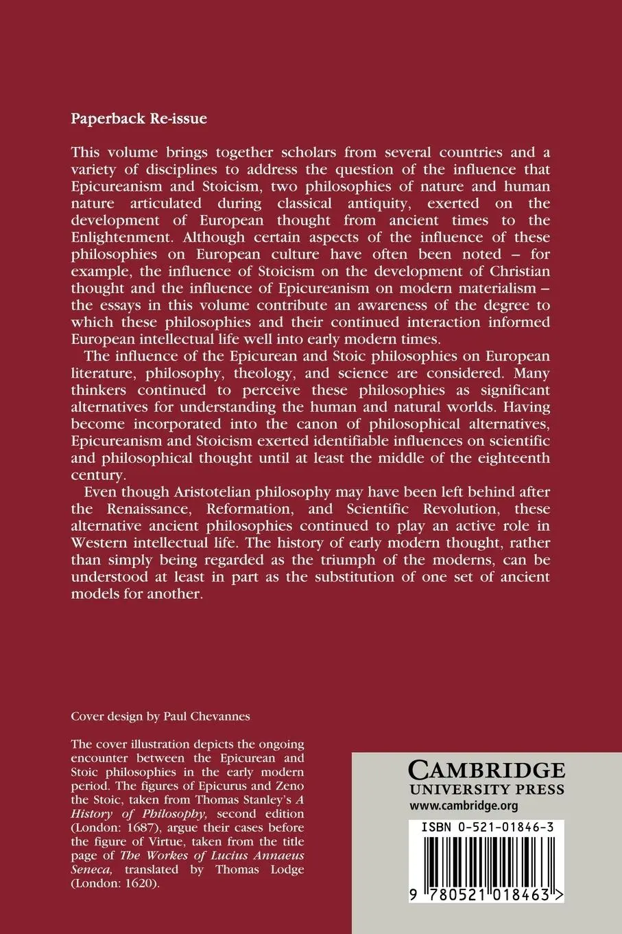 Rückseite: 9780521018463 | Atoms, Pneuma and Tranquillity | Margaret J. Osler | Taschenbuch