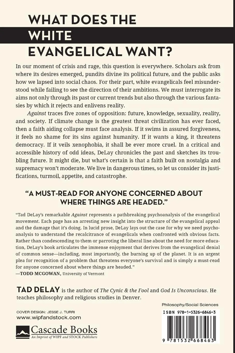 Rückseite: 9781532668463 | Against | Tad Delay | Taschenbuch | Kartoniert / Broschiert | Englisch