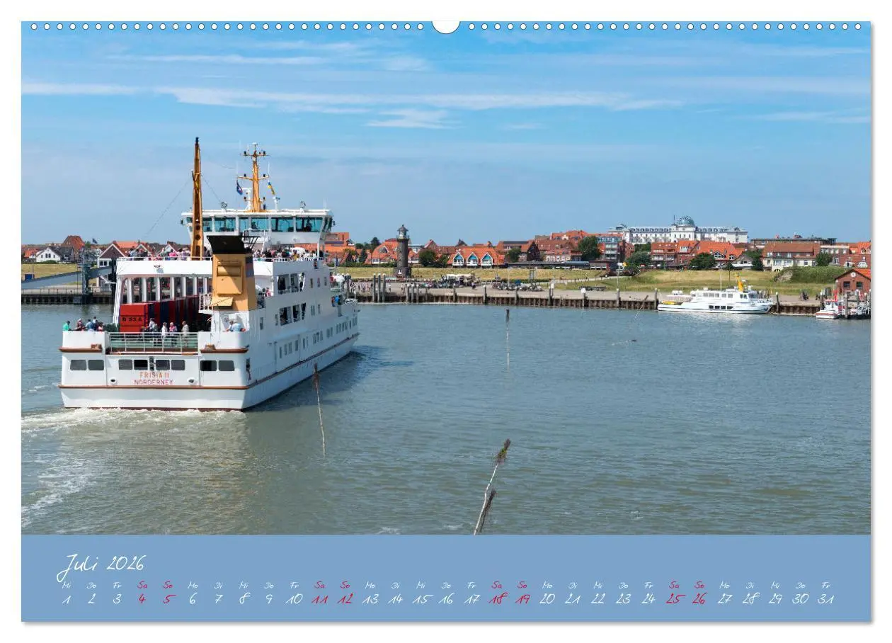 Bild: 9783457398463 | "Töwerland" Juist (Wandkalender 2026 DIN A2 quer), CALVENDO...