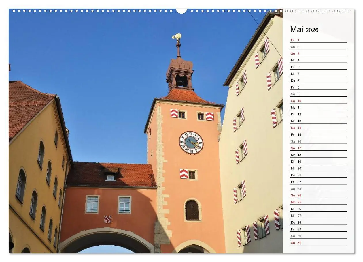 Bild: 9783516008463 | Die Farben von REGENSBURG (hochwertiger Premium Wandkalender 2026...