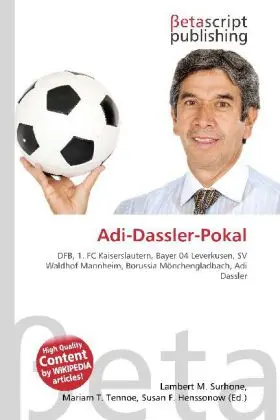 Cover: 9786131288463 | Adi-Dassler-Pokal | Lambert M. Surhone (u. a.) | Taschenbuch | Deutsch