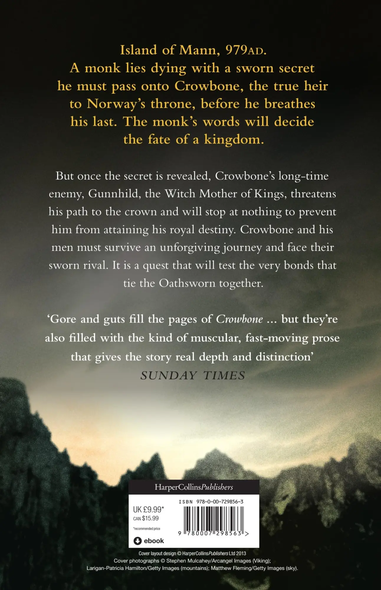 Rückseite: 9780007298563 | Crowbone | Robert Low | Taschenbuch | The Oathsworn Series | Englisch