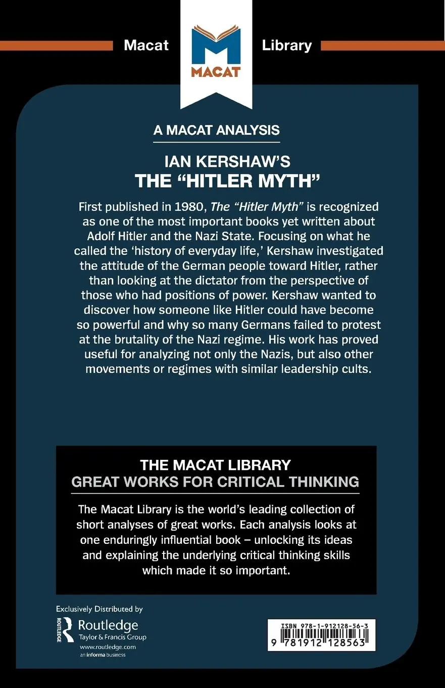 Rückseite: 9781912128563 | An Analysis of Ian Kershaw's The "Hitler Myth" | Helen Roche | Buch