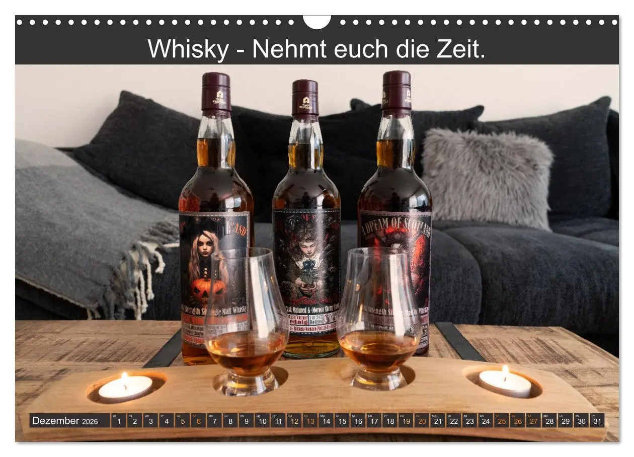 Bild: 9783457388563 | Witzige Whisky-Werbeslogans (Wandkalender 2026 DIN A3 quer),...