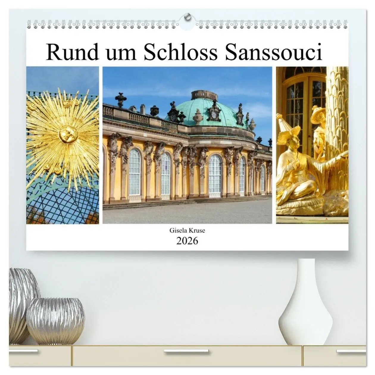 Cover: 9783457458563 | Rund um Schloss Sanssouci (hochwertiger Premium Wandkalender 2026...