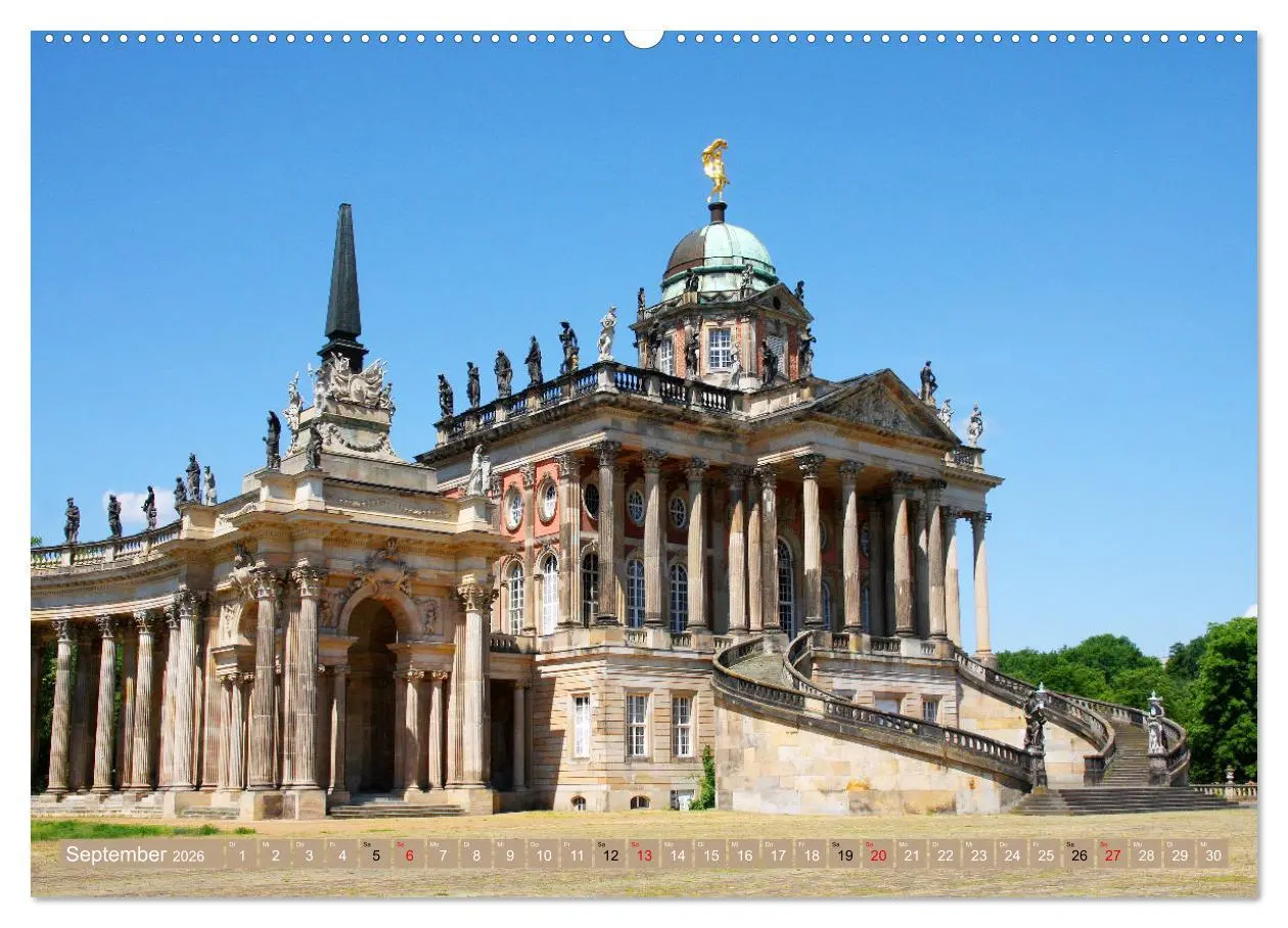 Bild: 9783457458563 | Rund um Schloss Sanssouci (hochwertiger Premium Wandkalender 2026...