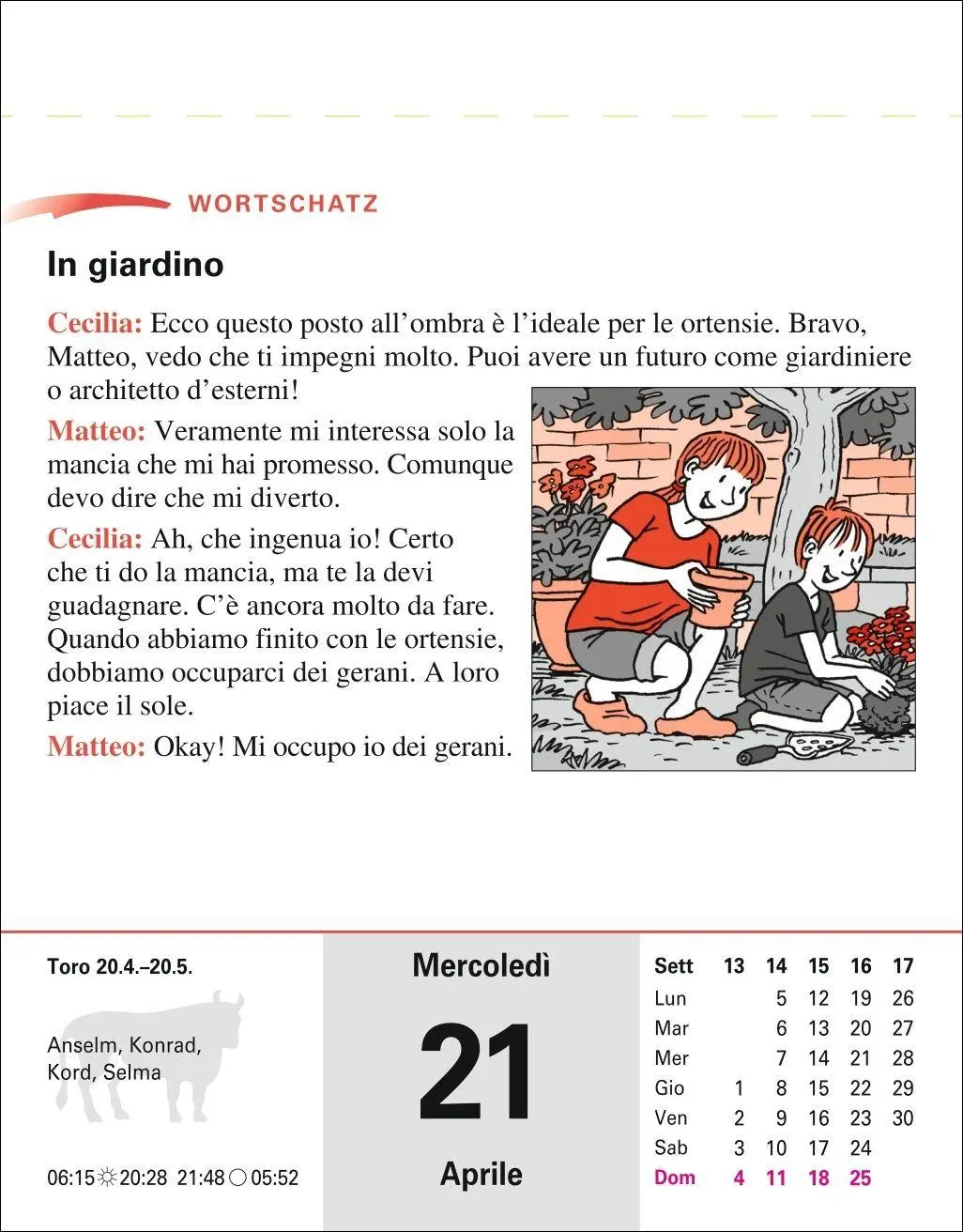 Bild: 9783840038563 | Italienisch Sprachkalender 2027 - Italienisch lernen leicht gemacht...