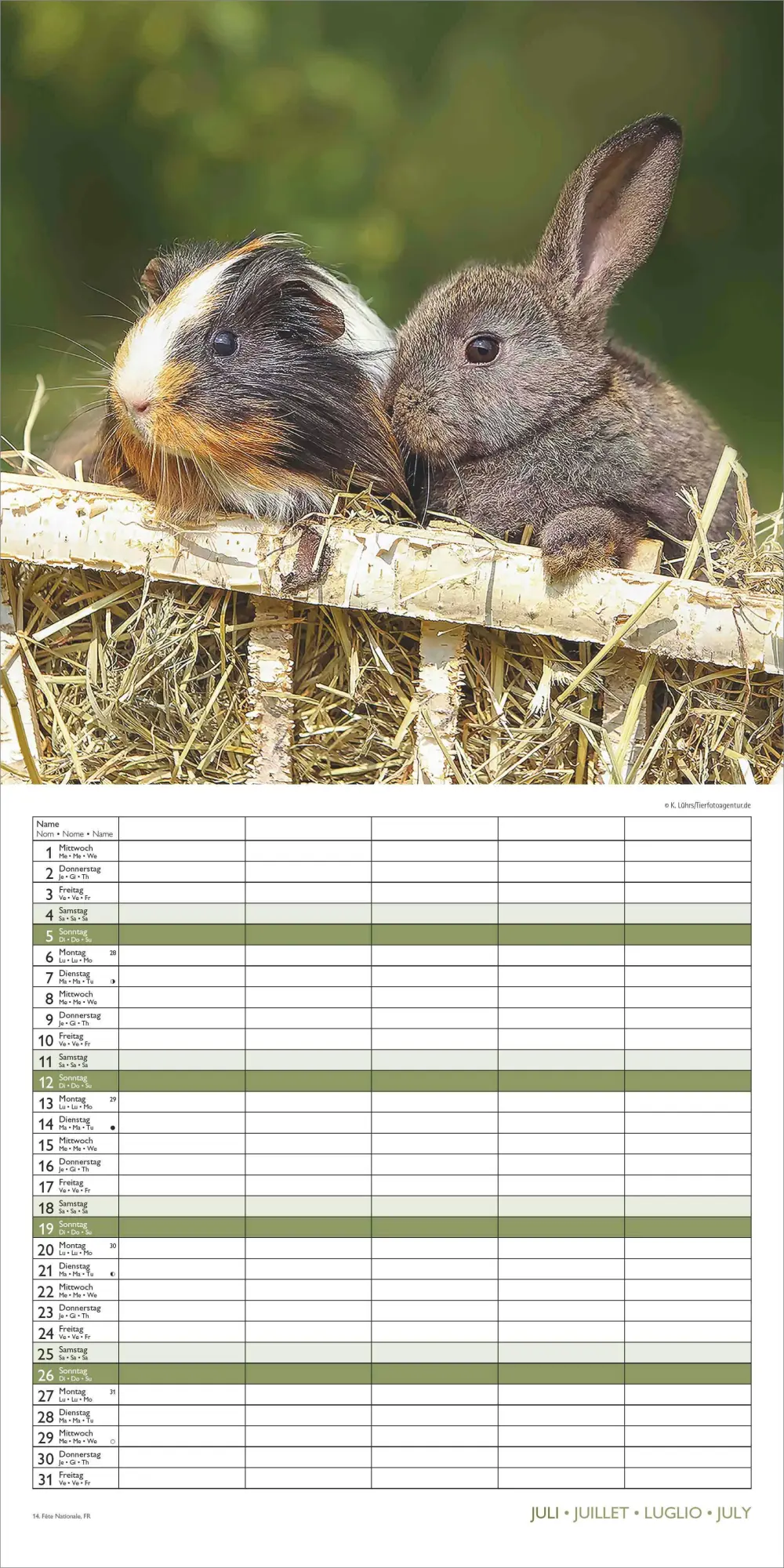 Bild: 4069095008663 | Familienplaner Beste Freunde 2026 - Broschürenkalender im Format 30...