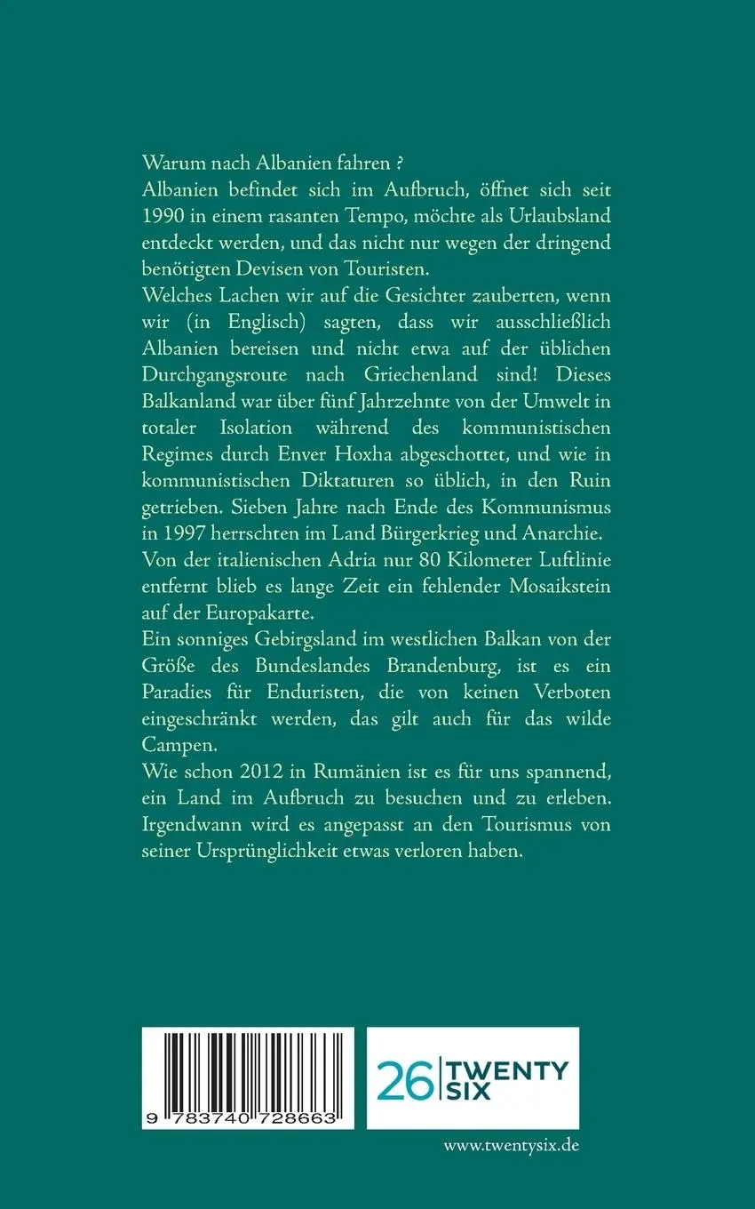 Rückseite: 9783740728663 | Albanien &amp; Montenegro mit dem Motorrad | Marbie Stoner | Taschenbuch