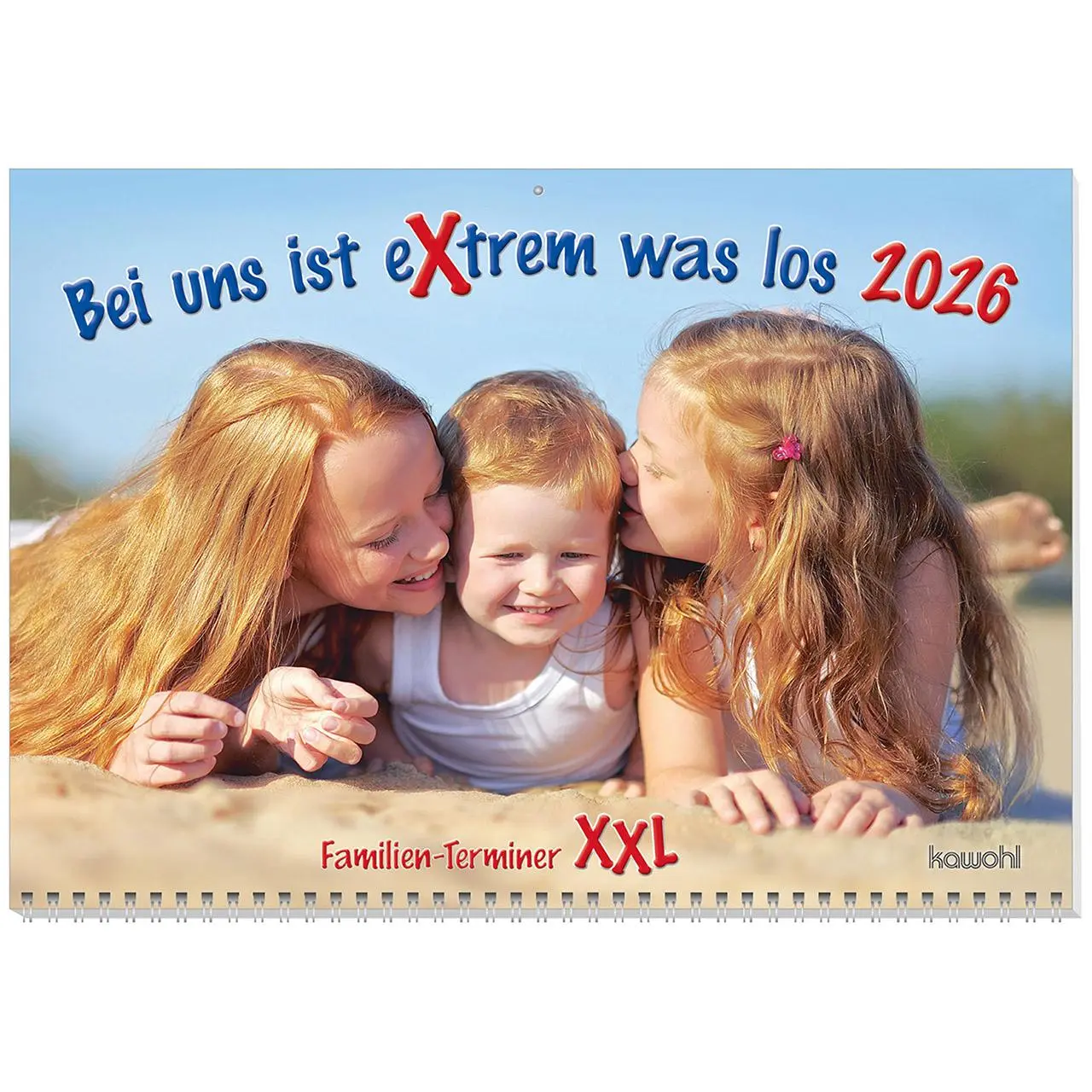 Cover: 9783754828663 | Bei uns ist extrem was los 2026 | Familien Terminer XXL | Kalender
