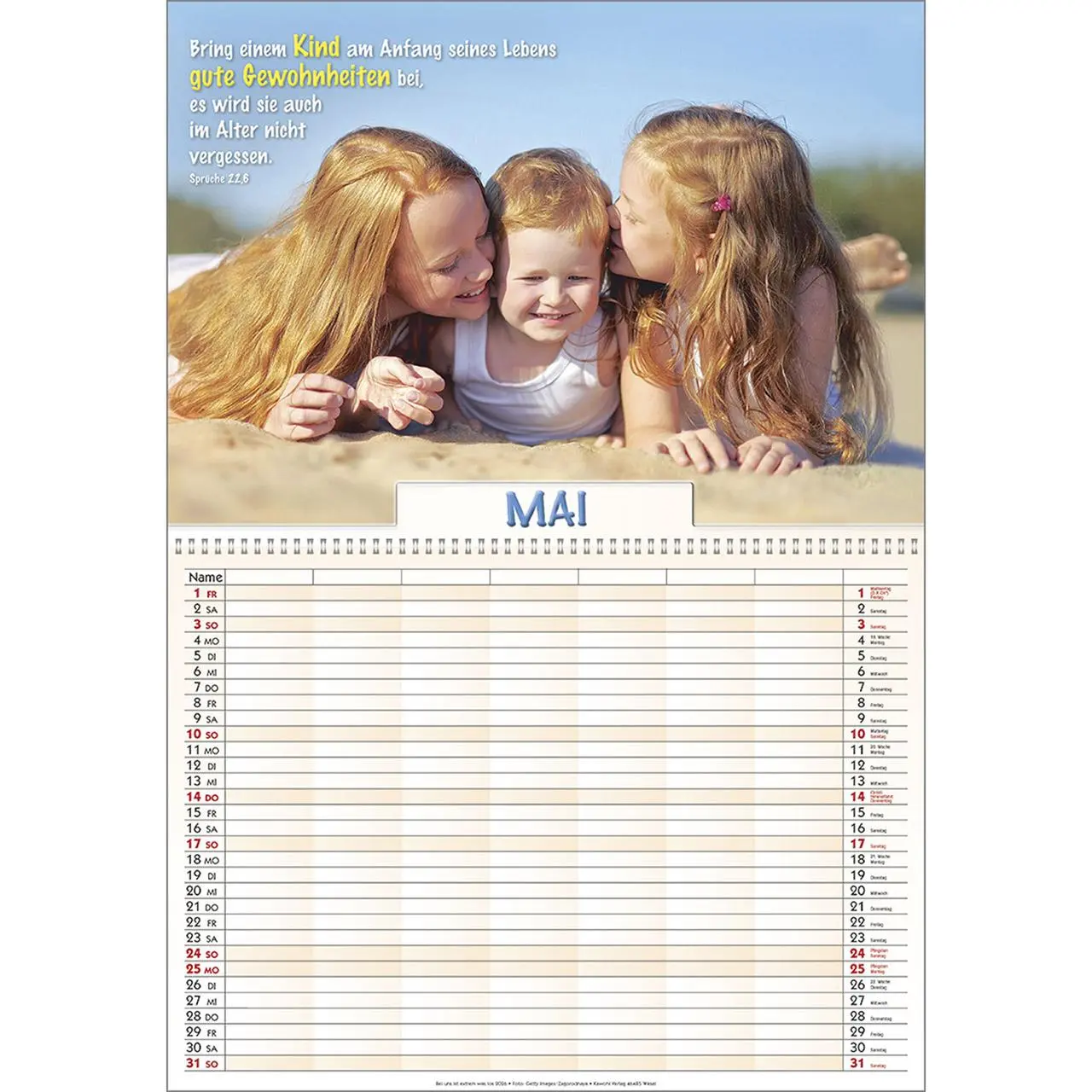 Bild: 9783754828663 | Bei uns ist extrem was los 2026 | Familien Terminer XXL | Kalender