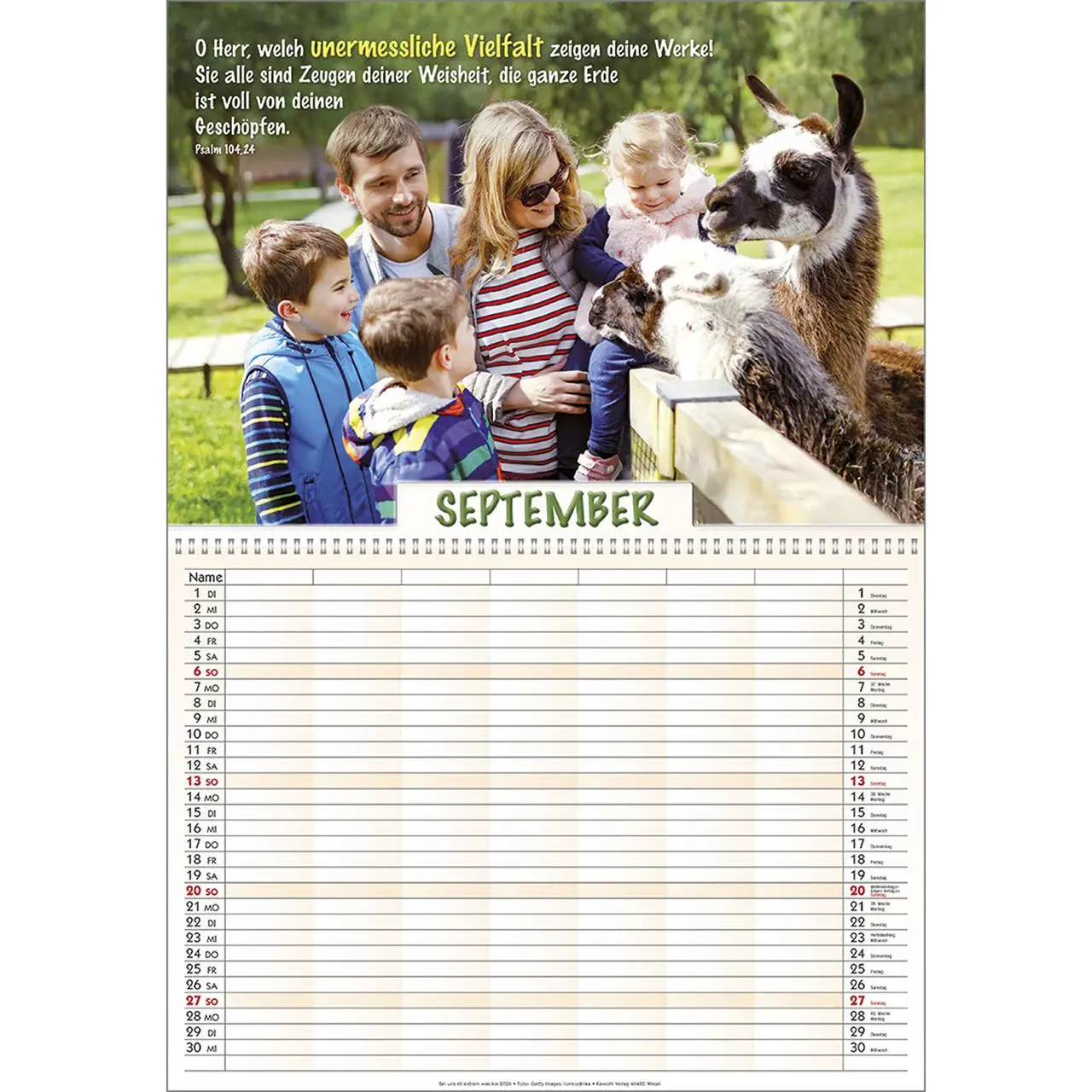 Bild: 9783754828663 | Bei uns ist extrem was los 2026 | Familien Terminer XXL | Kalender