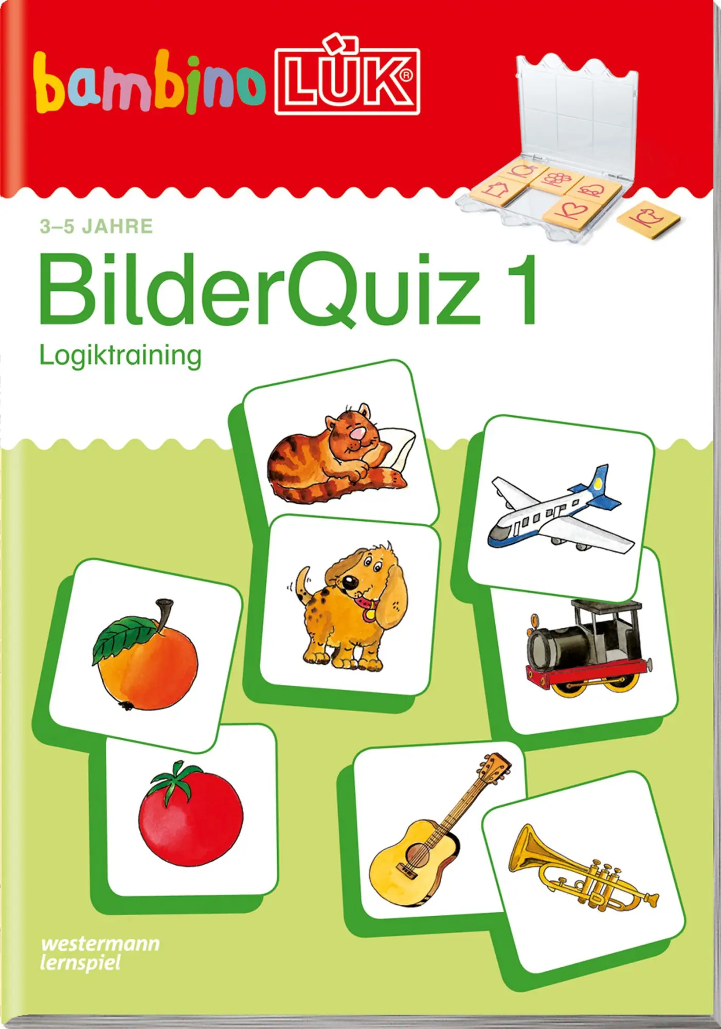 Cover: 9783837778663 | bambinoLÜK. Bilder Quiz 1 | 3/4/5 Jahre | Michael Junga | Broschüre