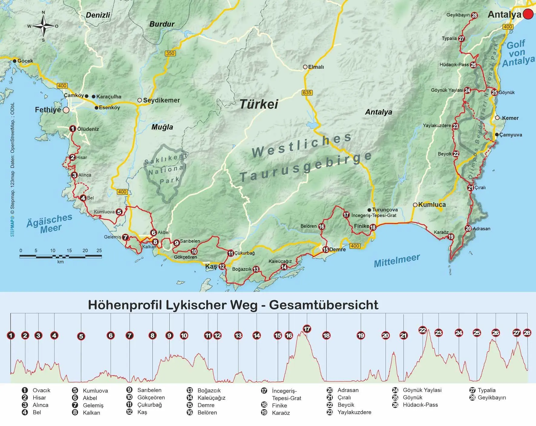Bild: 9783866868663 | Türkei: Lykischer Weg von Fethiye nach Antalya | Raffaele Nostitz