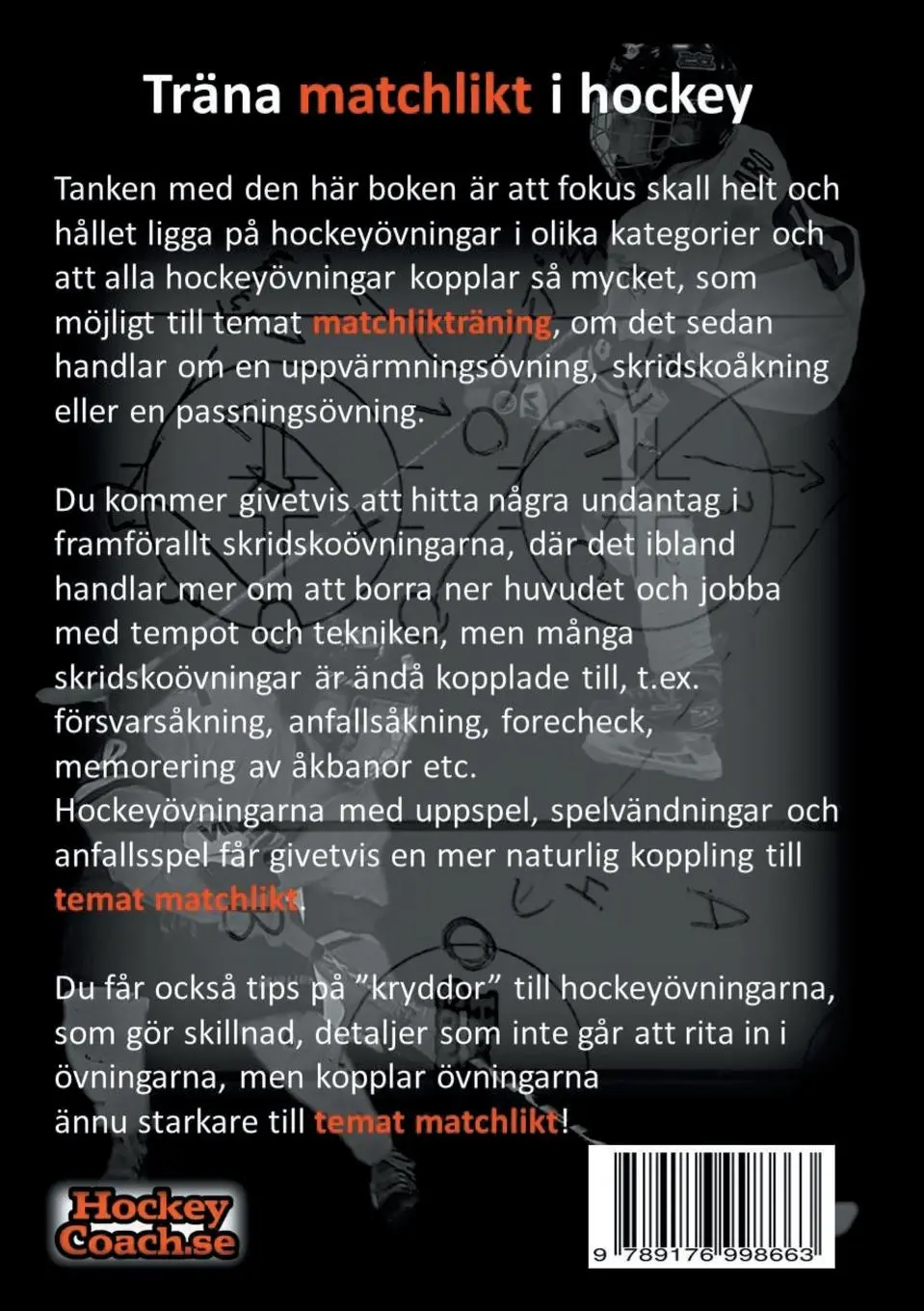 Rückseite: 9789176998663 | Träna Matchlikt i Hockey | Jukka Aro | Taschenbuch | Schwedisch | 2020