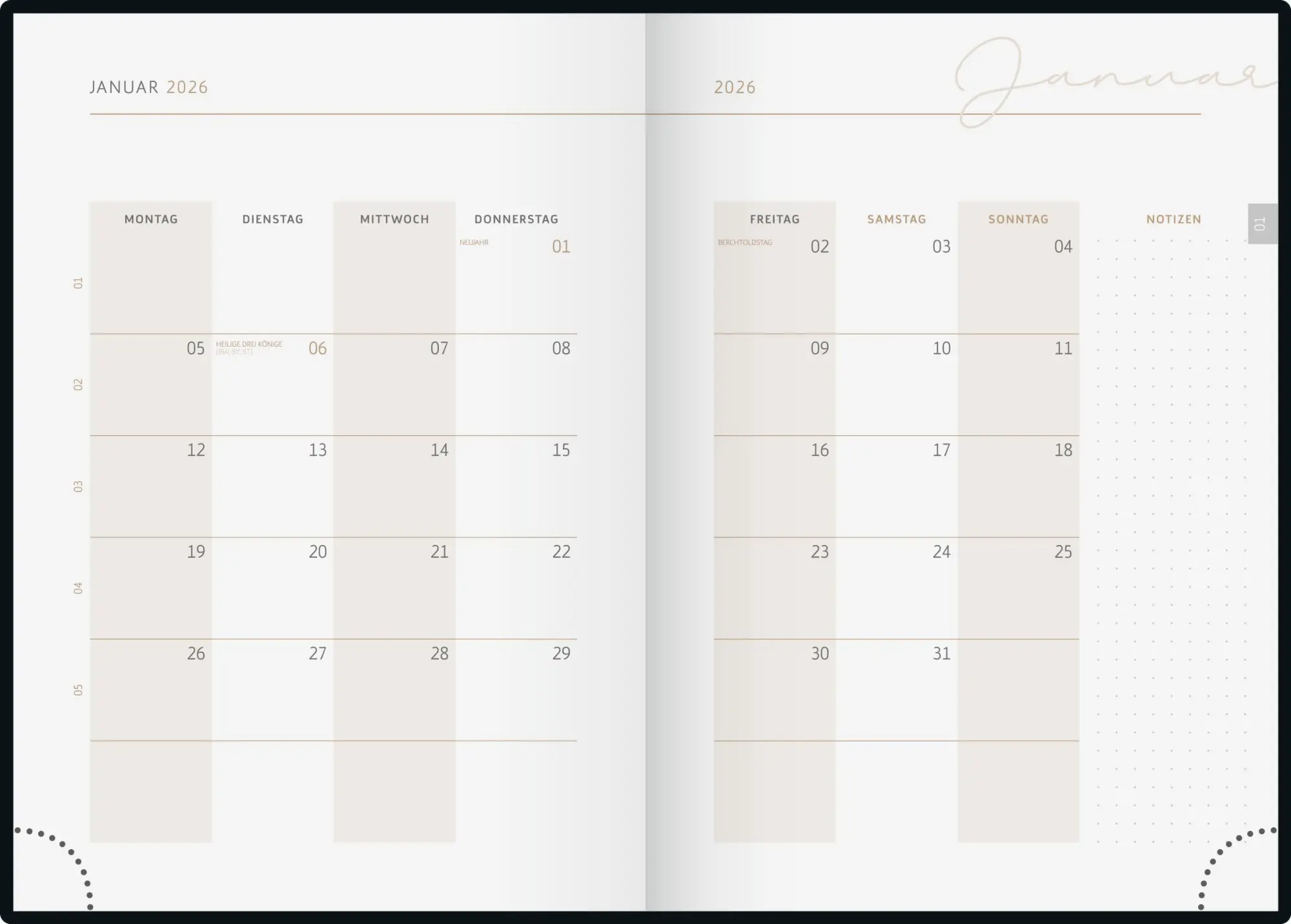 Bild: 4003273788763 | rido/idé 7028507046 Buchkalender Young Line 2026 "Simple" A5, Papier