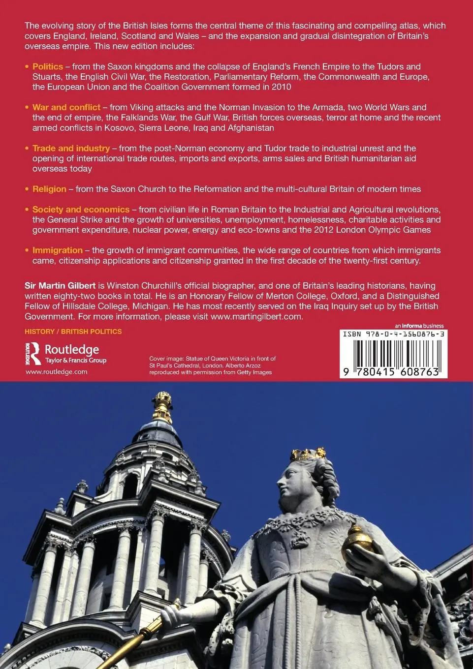 Rückseite: 9780415608763 | The Routledge Atlas of British History | Martin Gilbert | Taschenbuch