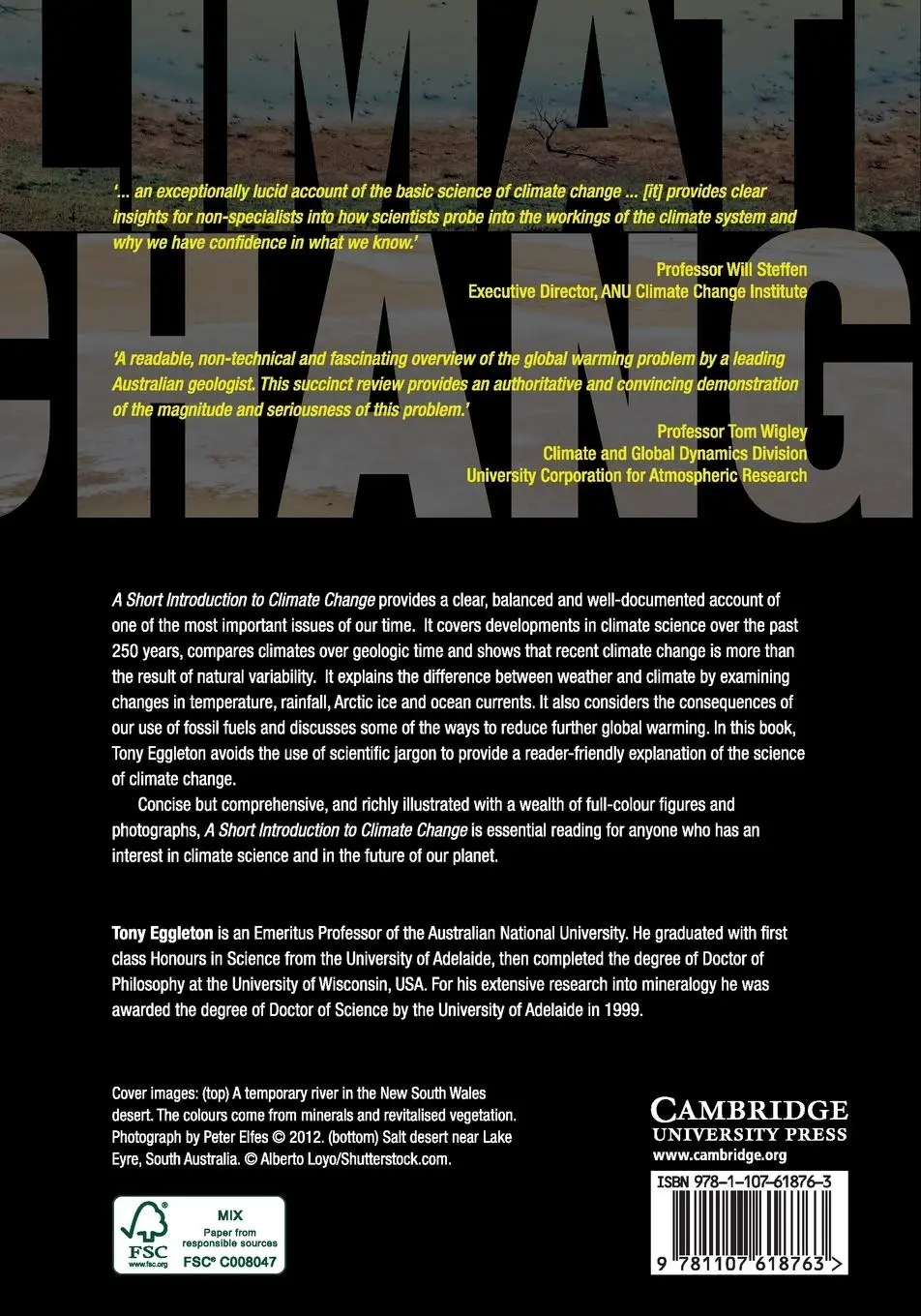 Rückseite: 9781107618763 | A Short Introduction to Climate Change | Tony Eggleton | Taschenbuch