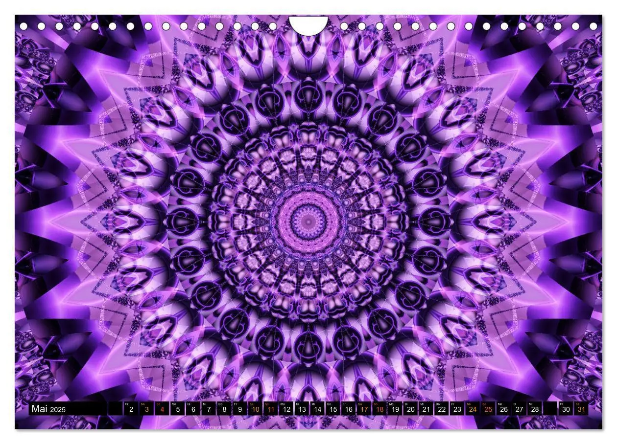 Bild: 9783435418763 | Energie - Mandalas, Spiritualität durch die Farbe Lila...