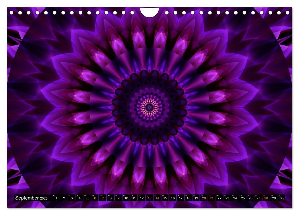 Bild: 9783435418763 | Energie - Mandalas, Spiritualität durch die Farbe Lila...