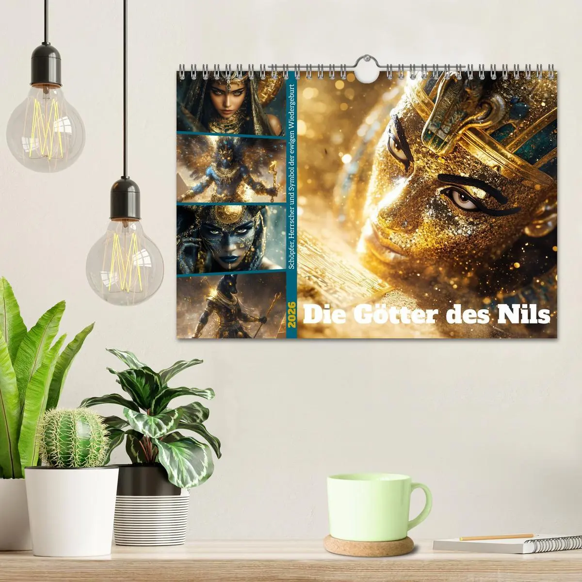 Bild: 9783457298763 | Die Götter des Nils (Wandkalender 2026 DIN A4 quer), CALVENDO...