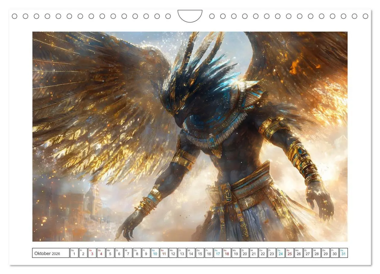 Bild: 9783457298763 | Die Götter des Nils (Wandkalender 2026 DIN A4 quer), CALVENDO...