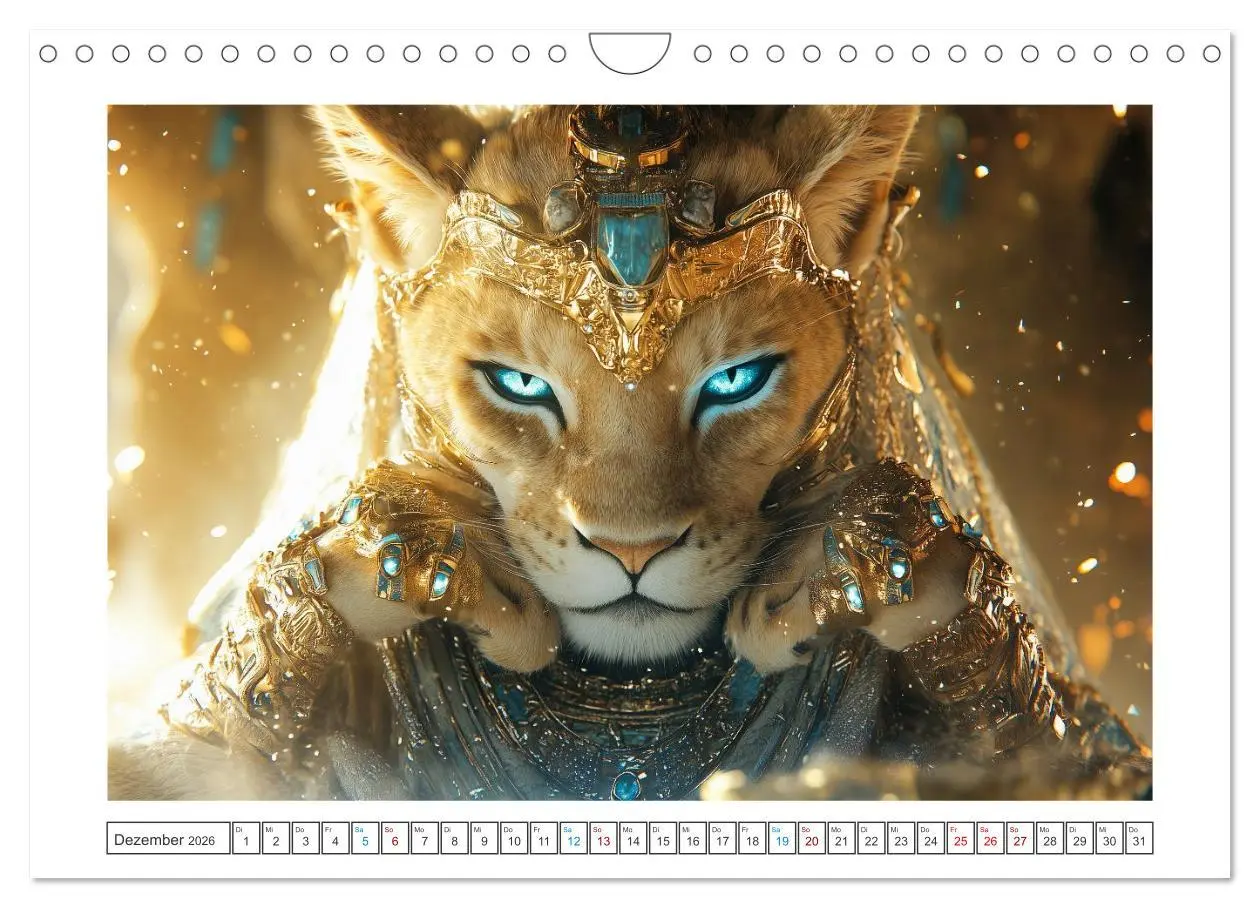 Bild: 9783457298763 | Die Götter des Nils (Wandkalender 2026 DIN A4 quer), CALVENDO...