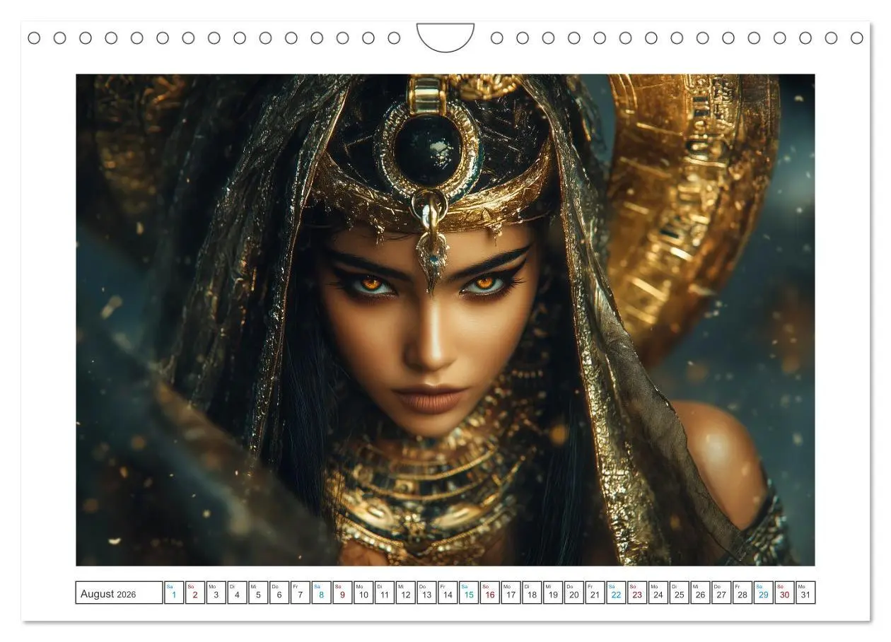 Bild: 9783457298763 | Die Götter des Nils (Wandkalender 2026 DIN A4 quer), CALVENDO...