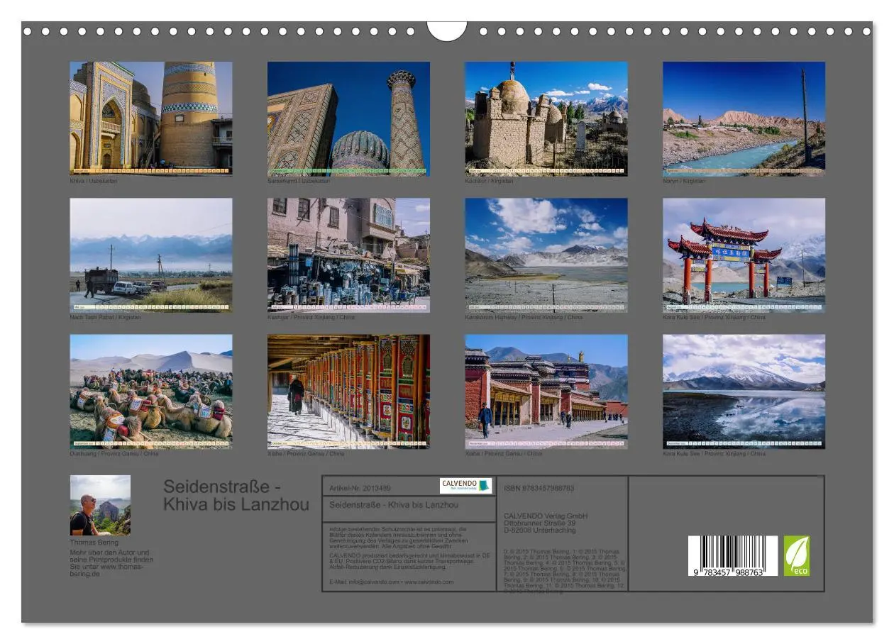 Bild: 9783457988763 | Seidenstraße - Khiva bis Lanzhou (Wandkalender 2026 DIN A3 quer),...