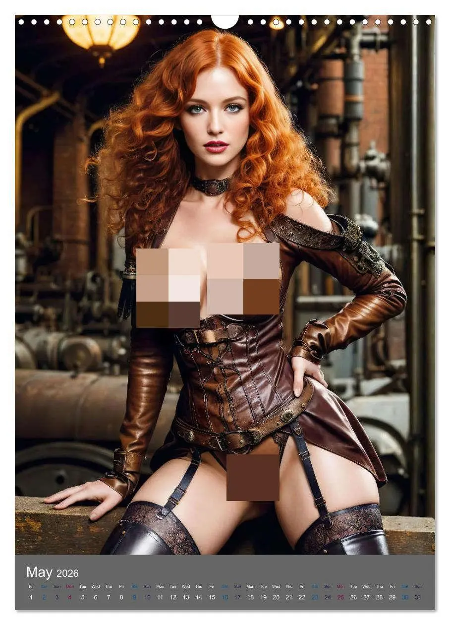 Bild: 9783516528763 | Seductive steampunk divas (Wall Calendar 2026 DIN A3 portrait),...