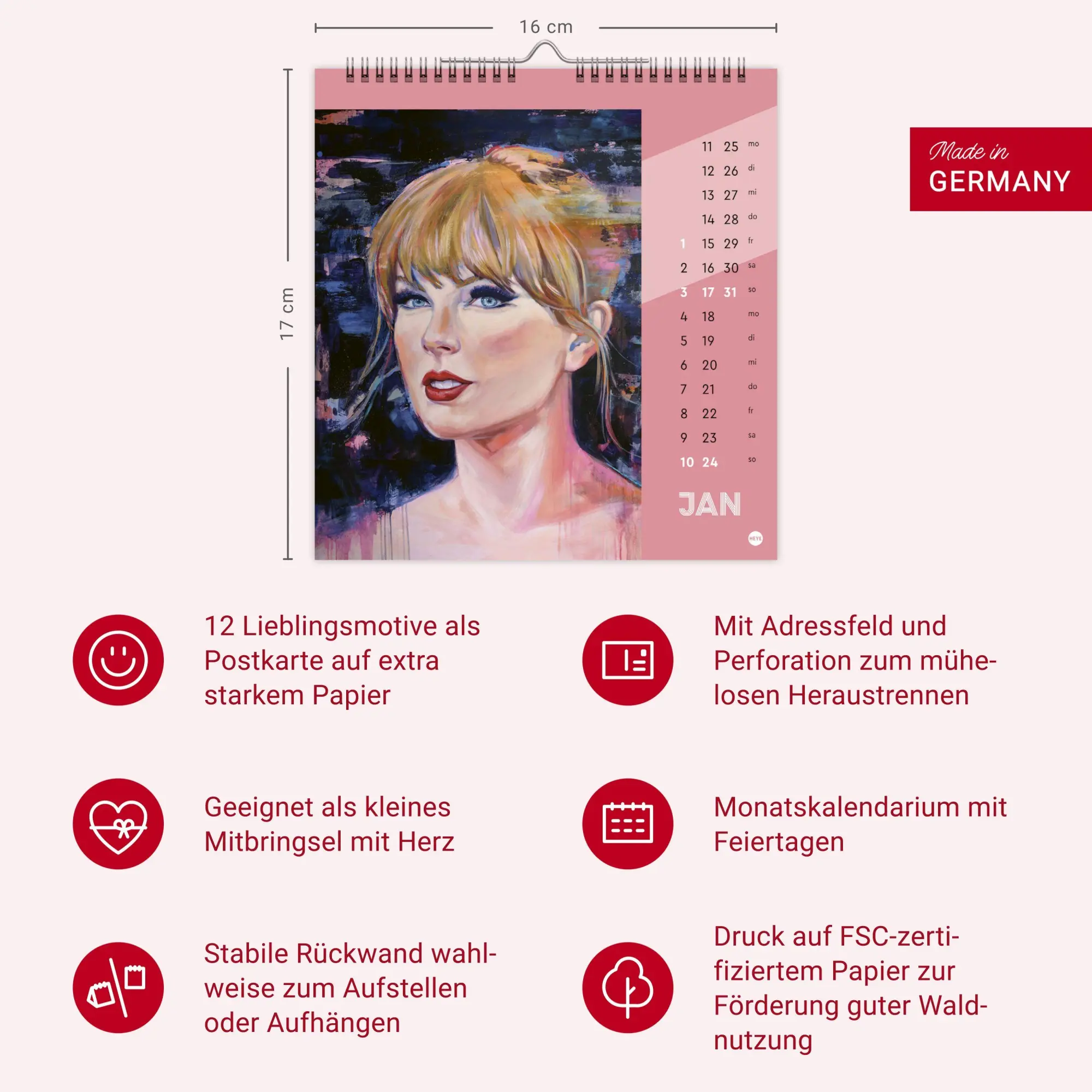 Bild: 9783756418763 | Taylor Postkartenkalender 2027 | Kalender | 13 S. | Deutsch | 2027