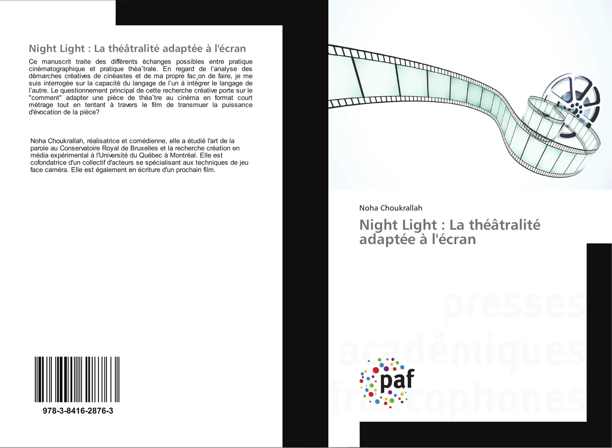 Cover: 9783841628763 | Night Light : La théâtralité adaptée à l'écran | Noha Choukrallah