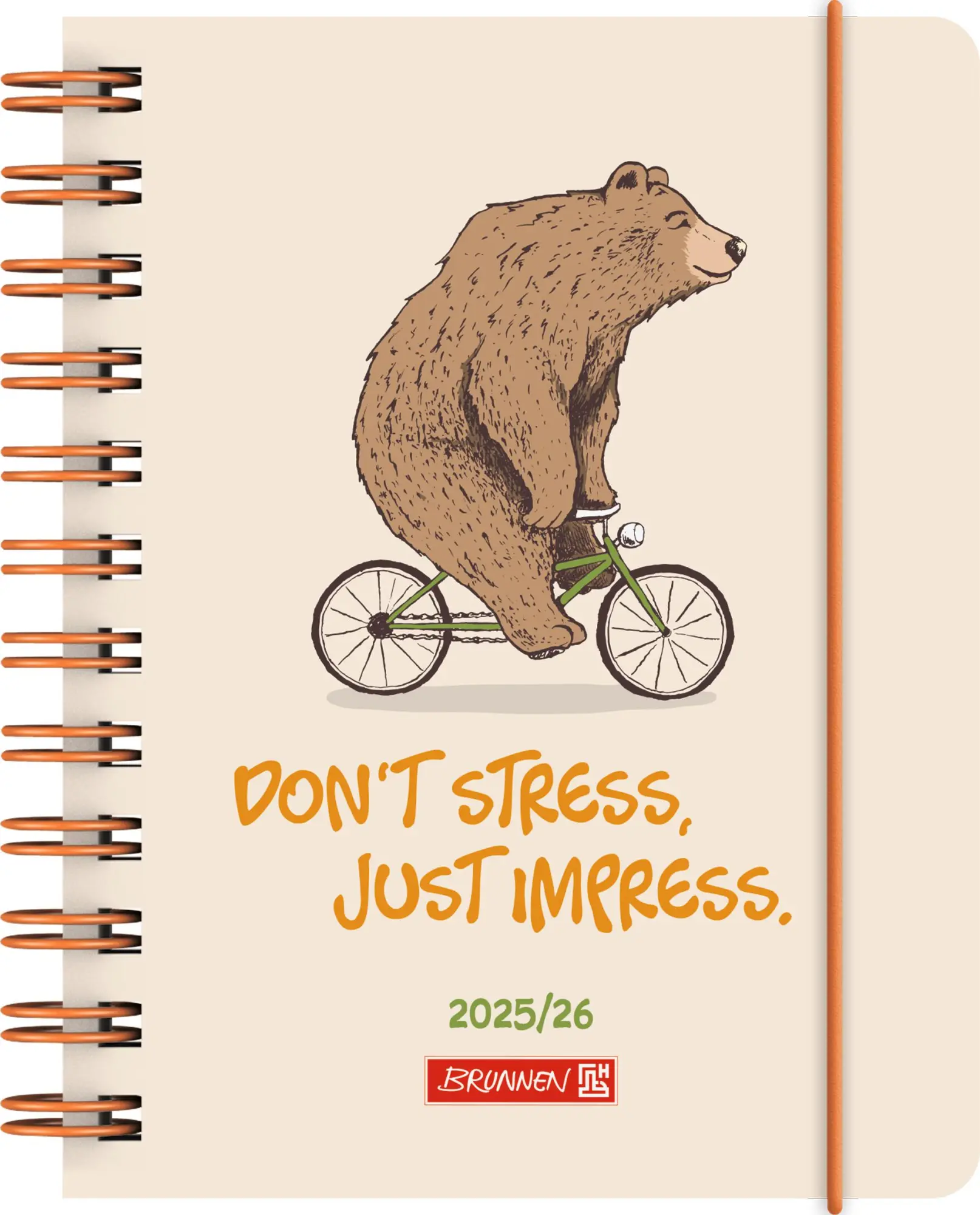 Cover: 4061947138863 | BRUNNEN Schülerkalender (2025/2026) "Bear", 1 Seite = 1 Tag, A6,...