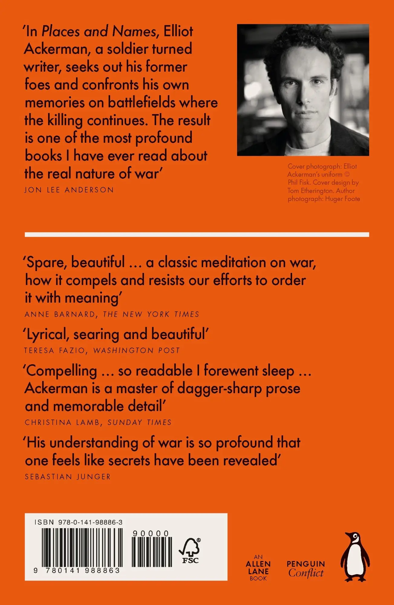Rückseite: 9780141988863 | Places and Names | On War, Revolution and Returning | Elliot Ackerman