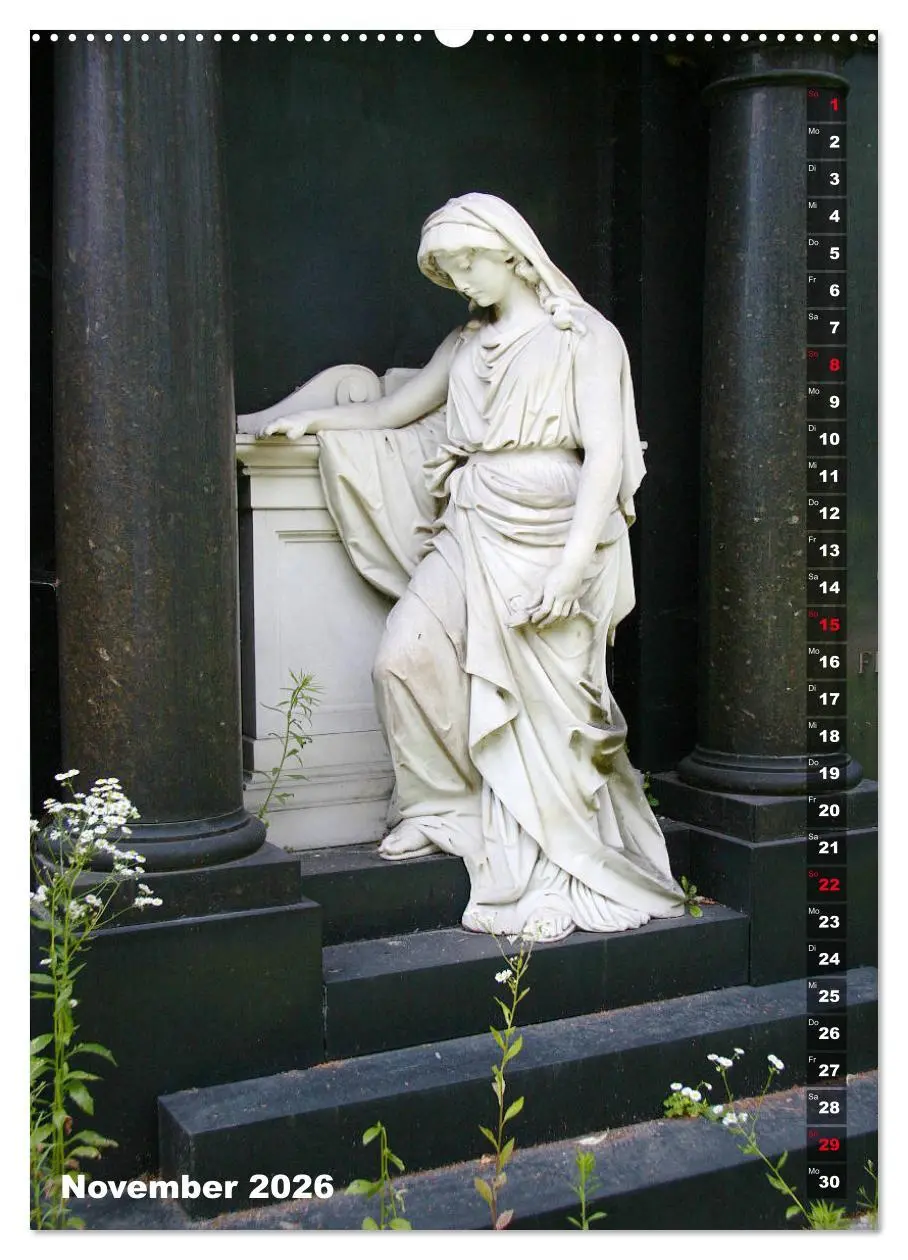 Bild: 9783516378863 | Friedhofsengel in Berlin (Wandkalender 2026 DIN A2 hoch), CALVENDO...