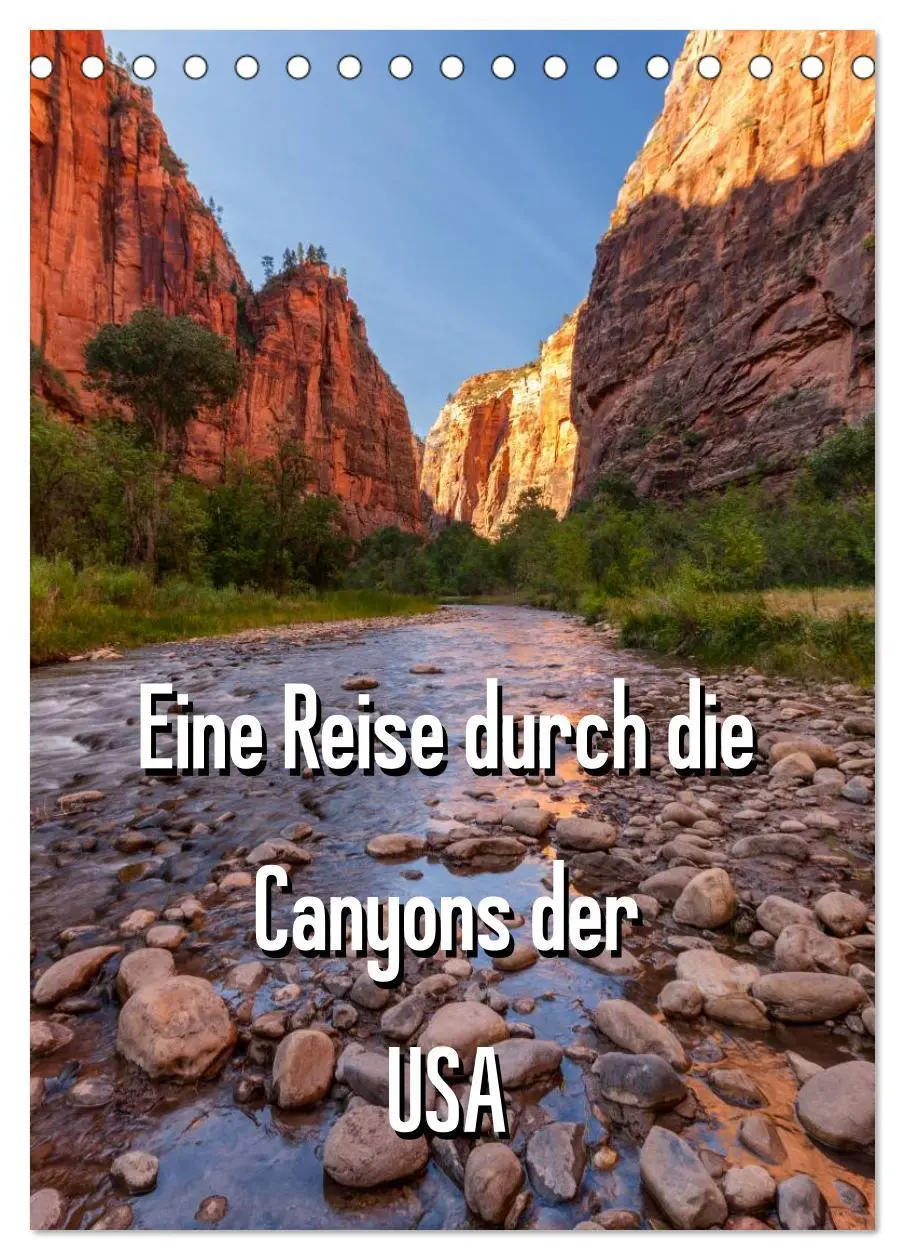 Cover: 9783516448863 | Eine Reise durch die Canyons der USA (Tischkalender 2026 DIN A5...