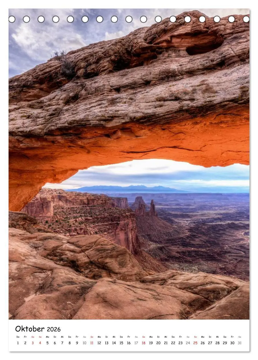 Bild: 9783516448863 | Eine Reise durch die Canyons der USA (Tischkalender 2026 DIN A5...