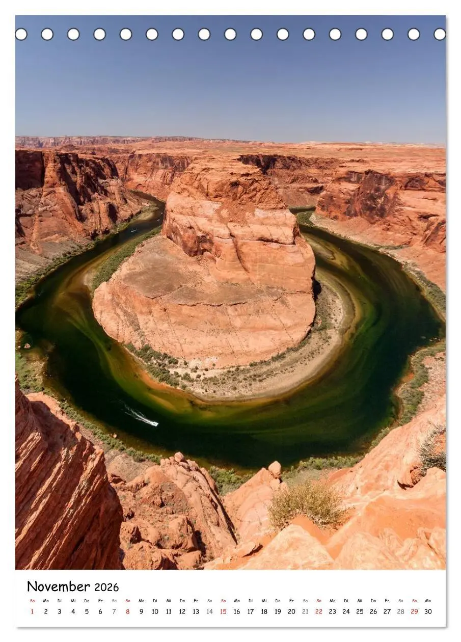 Bild: 9783516448863 | Eine Reise durch die Canyons der USA (Tischkalender 2026 DIN A5...